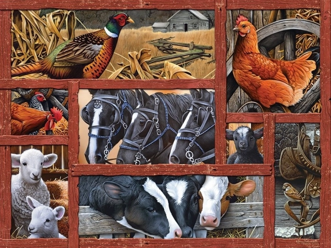Puzzle COBBLE HILL Freunde auf dem Bauernhof XL, 275 Teile