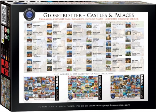 Eurographics Puzzle Globetrotter - Burgen und Schlösser 1000 Teile