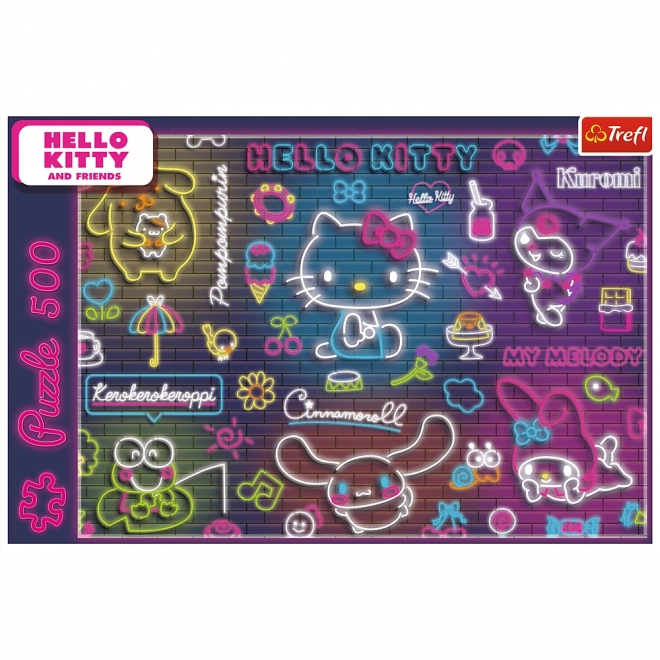 Neon Hello Kitty Puzzle 500 Teile