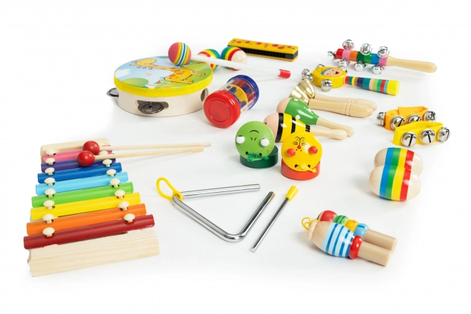 Holz-Musikinstrumenten-Set für Kinder