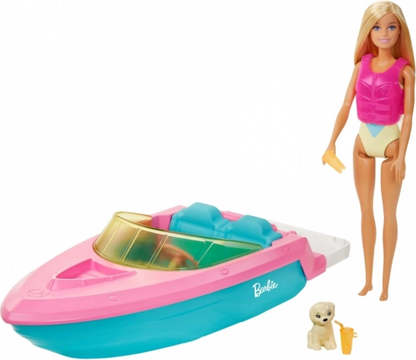 Schwimmendes Motorboot für realistisches Spiel