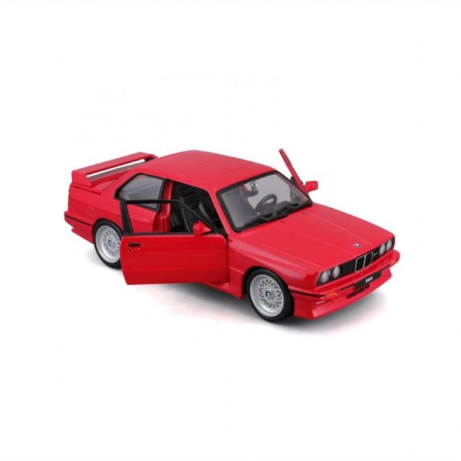 Bburago BMW 3er M3 1988 Rot Modellauto