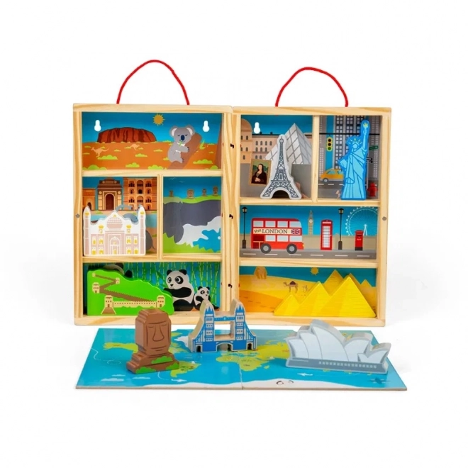 Bigjigs Toys Holz Reisende Spielset