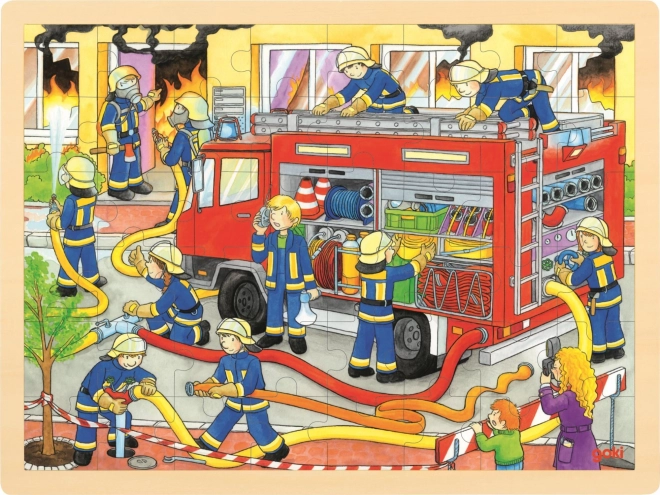 Großes Feuerwehr-Puzzle