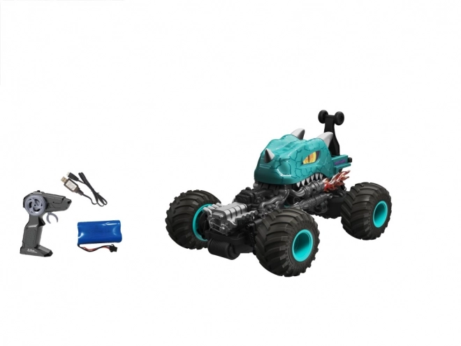 Blaues RC Stuntauto 1:16