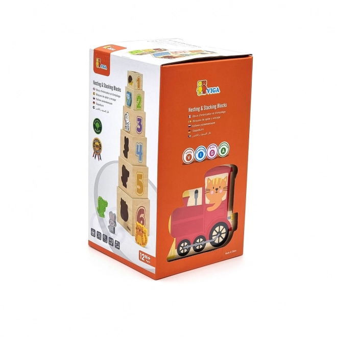 Holz Stapelwürfel für Kinder