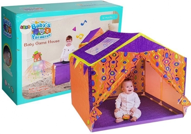 Bunte Kinderzelt 112 cm x 110 cm x 102 cm