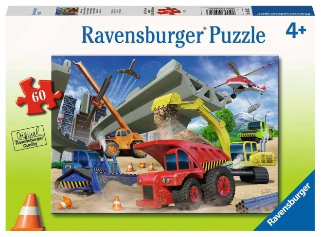 Ravensburger Puzzle Baustellenfahrzeuge 60 Teile