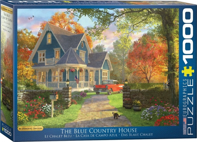 Eurographics Puzzle Blauer Landhaus 1000 Teile