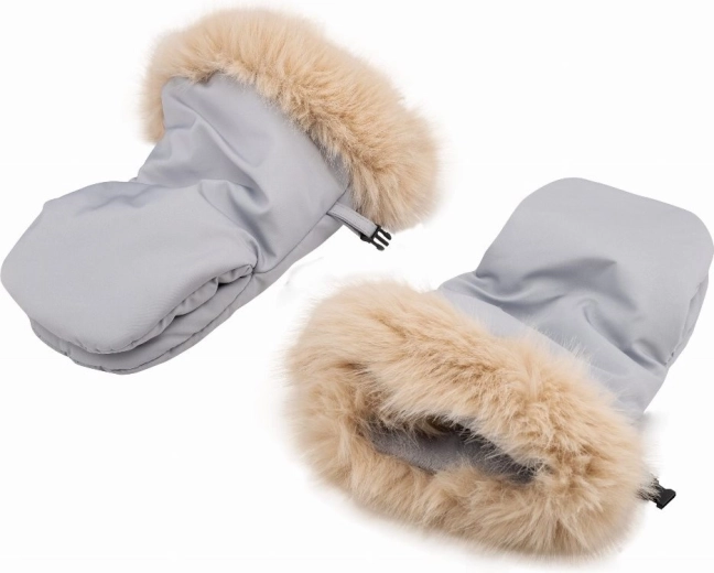 FreeON universaler Handmuff für Kinderwagen grau