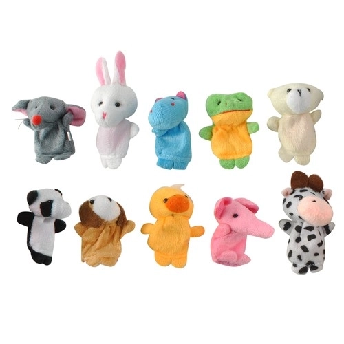 Fingerpuppen-Set Tiere