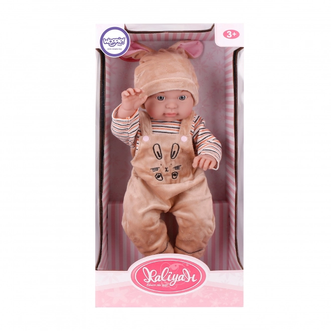 Woopie Babypuppe im Hasenkostüm 46 cm