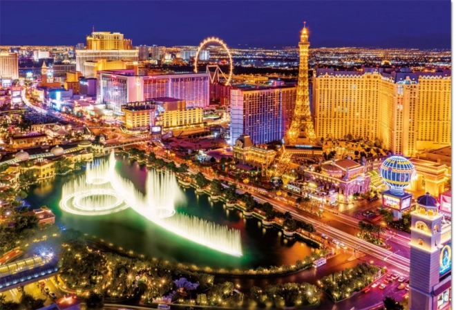 Ikonisches Panorama von Las Vegas