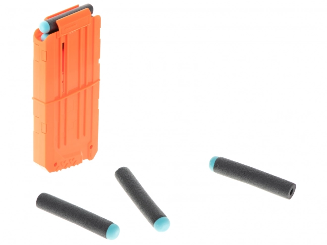 NERF Maschinengewehr für Schaumstoffpfeile + Magazin + 3 Ziele + 48 Pfeile