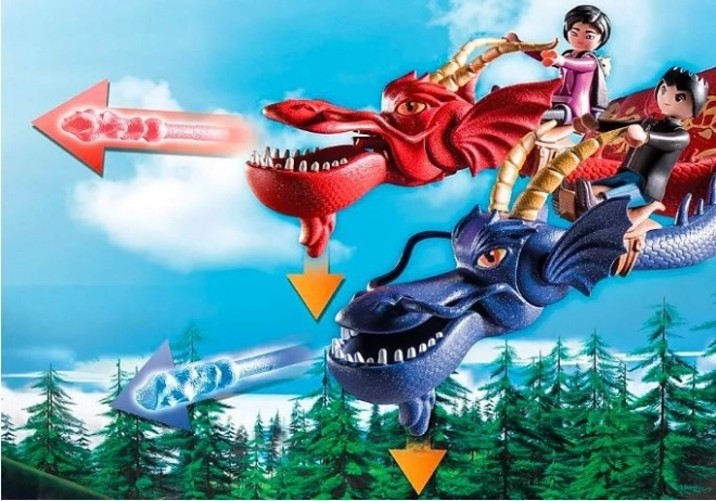 Spielset Dragons: Die 9 Welten - Wu & Wei und Jun