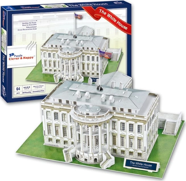 3D-Puzzle Weißes Haus Washington