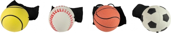 Springball mit Gummiband