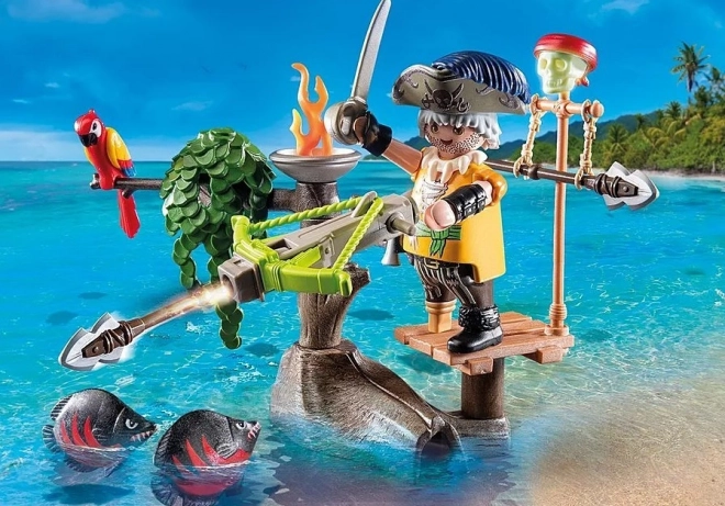 Playmobil Pirat mit Balliste