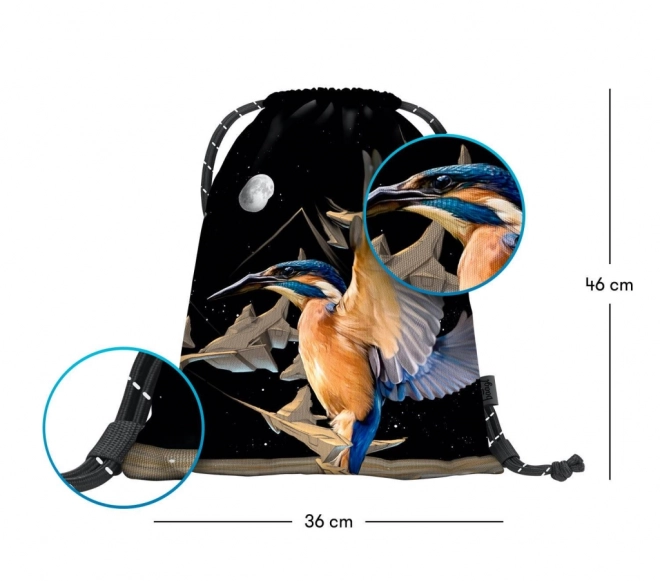 Baagl Turnbeutel eARTh - Kingfisher von Caer8th