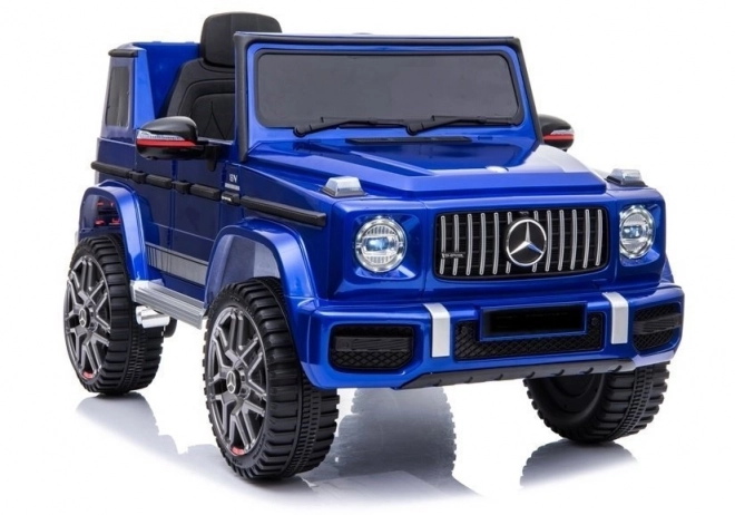 Mercedes G63 AMG Kinder Elektroauto Blau Lackiert