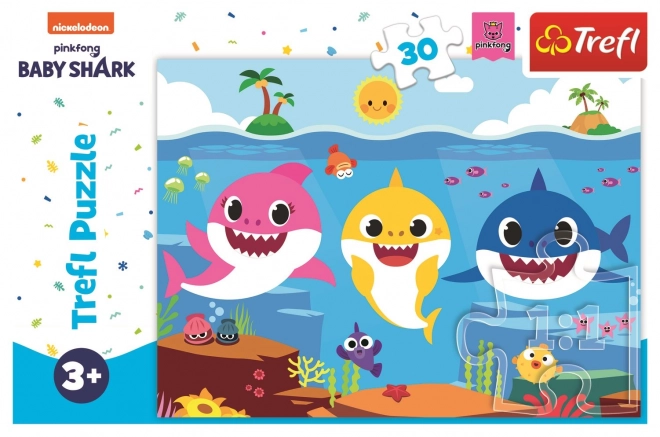 Trefl Baby Shark Unterwasserwelt Puzzle 30 Teile