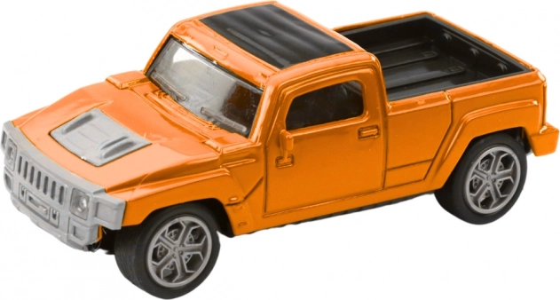 Offroad-Fahrzeugset mit Campinganhänger - Orange
