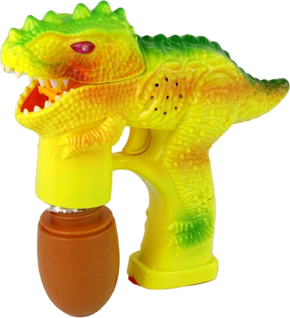 Niedlicher Dinosaurier, der Seifenblasen ausstößt