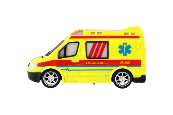 Fernbedienung RC Krankenwagen Kunststoff 20cm mit Licht