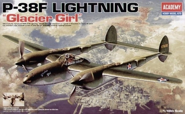 Modellbausatz P-38F Lightning Glacier Girl 1:48