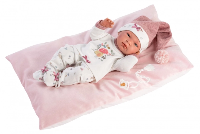 Llorens New Born Mädchen - Realistische Babypuppe mit Vollvinylkörper - 40 cm