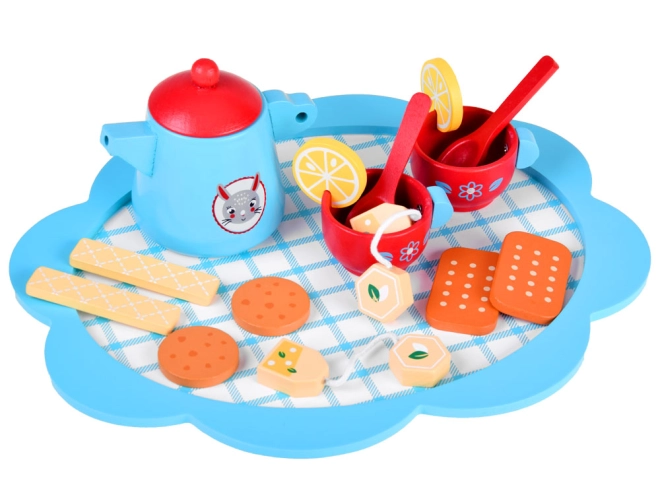 Komplettes Set für eine kleine Teeparty