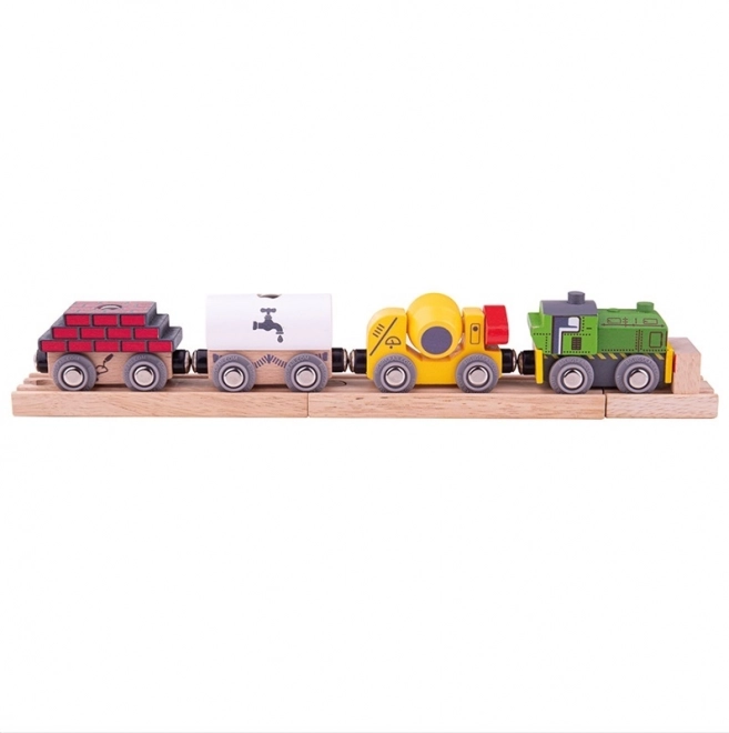 Bauzug Holzspielzeug von Bigjigs Rail