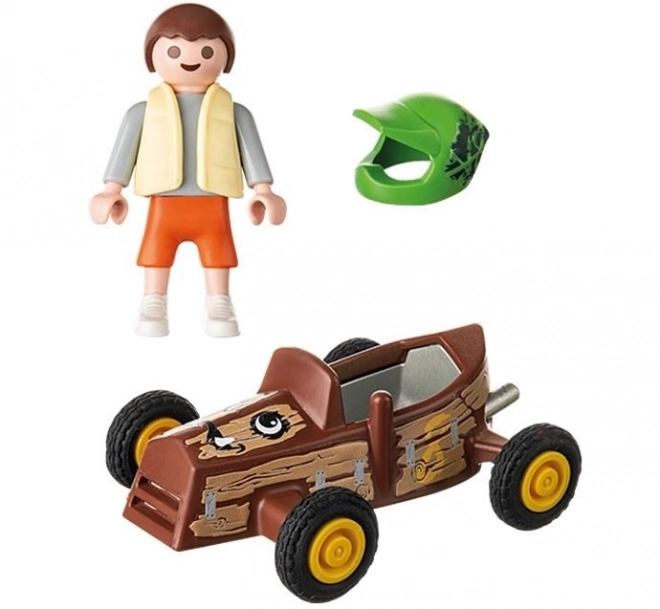 Kind mit Gokart