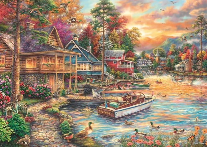 Puzzle Abend an der Küste 1000 Teile