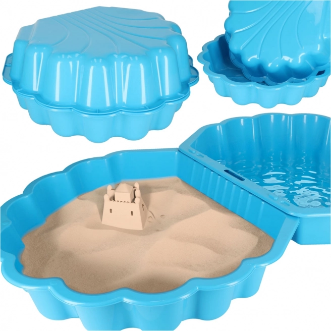 Sandkasten und Pool Muschelka Twins 2in1 blau