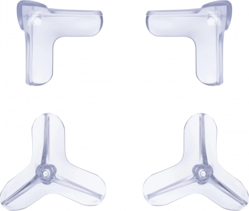 Dreifacher Eckenschutz 4 Stk., Transparent