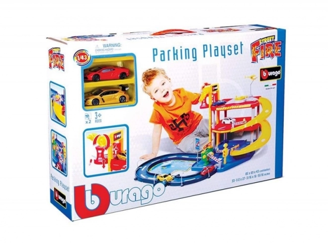 Bburago Dreistöckiges Parkplatz-Spielset