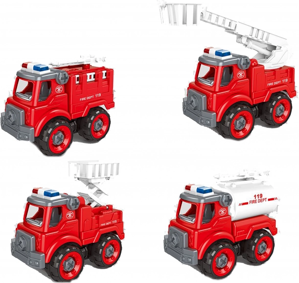Schraubbares Feuerwehrauto