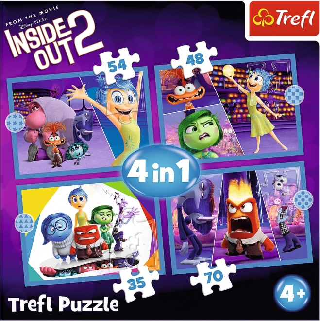 Puzzle Emotions Inside Out - 4 in 1