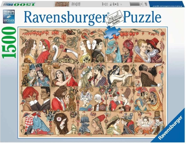 Ravensburger Puzzle Liebe durch die Zeiten 1500 Teile