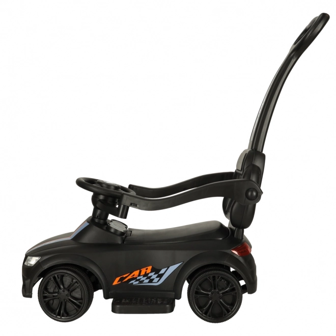 3-in-1 Rutscherauto mit Geräuschen und Lichtern Schwarz