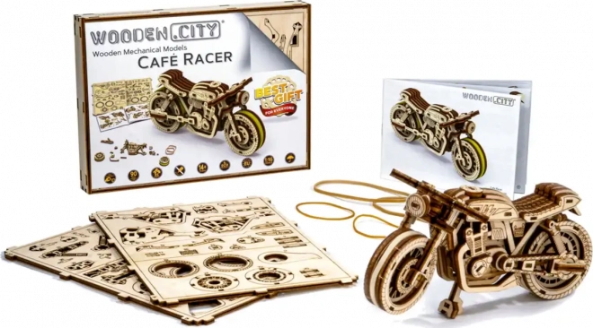 3D-Holzpuzzle Moto Racer