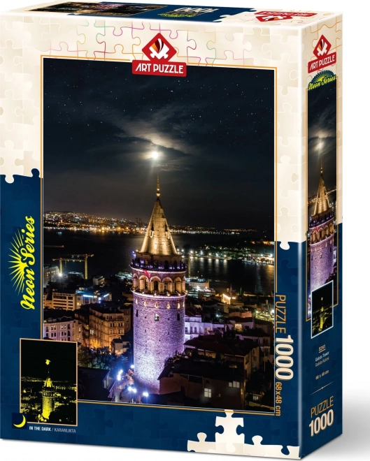 Leuchtendes Puzzle Galataturm 1000 Teile