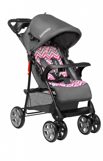 Lionelo Emma Plus Kinderwagen Grün – Pink Scandi