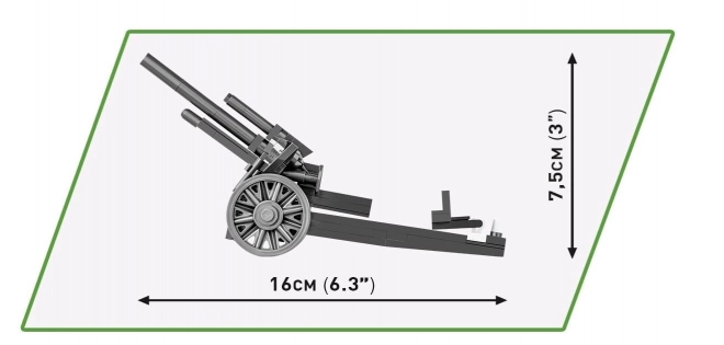 Cobi Historische Sammlung 10,5 cm leFH 18 Haubitze Bausatz