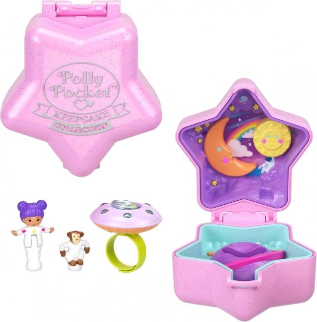 Polly Pocket Set mit Ring, Stern