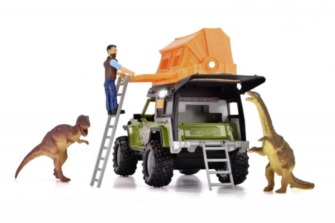 Dino-Camper Jeep mit Sound und Licht