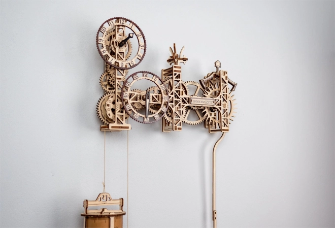 Steampunk Wanduhr 3D Puzzle von WOODEN CITY