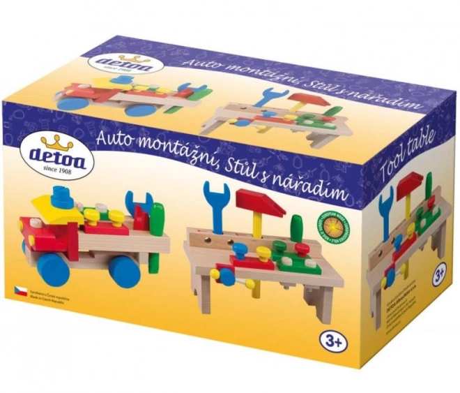 Detoa hölzernes Montageauto für Kinder
