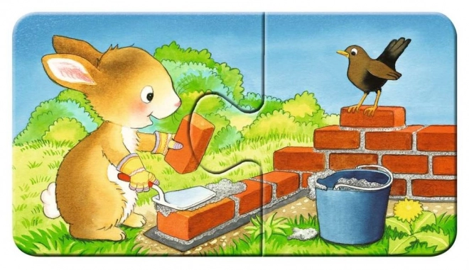 Ravensburger Meine ersten Puzzle – Tiere auf der Baustelle